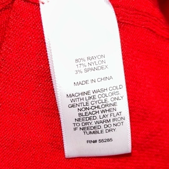 Express Shirt Scoop Wide Neck Pullover Long Sleeve Top Knit Ribbed Buttery Soft - Picture 4 of 6